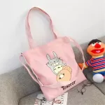 My Neibor Totoro Canvas Oulder Bag Fe Japanese Student Large Capacity Portable Handbag Mesger Bags
