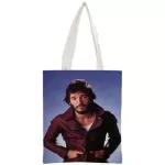 Custom Bruce Springsteen Tote Bag Reusable Handbag Ng Bags Two Sides Women Oulder Cloth Pouch Foldable Cn Canvas