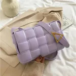 CVVO GLMC Women Designer Wen Soft Square Crossbody Bags Fe Se Hi Quity Thic L Chain Frosted Ede Oulder Bag