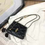 Lattice Square Crossbody Bag New Hi Quity Soft Pu Leather Women's Designer Handbag Chain Oulder Mesger Bag