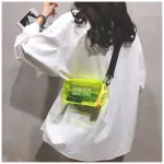 S. IRR Mini Women Laser Crossbody Bag Mesger Bag PVC Waterproof Jelly Mesger Bags Laser Hgraphic Bag
