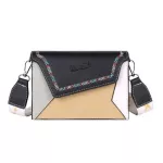 Lure Contrasting Cr Fe Oulder Bag Patchwor Pu Leather Crossbody Mesger Bags Ladies SE FLAP