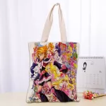 Anime Smile Precure Tote Bag Women Canvas Fabric Bags Eco Reusable Ng Bags Traveg Beach Ca Useful Oulder Bag