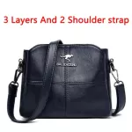 3 Layers Soft Leather Oulder Crossbody Bags For Women New Luxury Handbags Women Bags Designer Mesger Bag Ses Sac