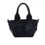 NGEI New Holiday Style Retro Mmer Hand-Wen Tote Bag Orean Version of the Wild Ca Oulder Diagon Bag