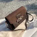 Vintage Square Armpit Bag New Hi-Quity Matte Pu Leather Women's Designer Handbag Travel Oulder Mesger Bag