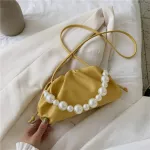 Pearl Tote Cloud Bag New Hi-Quity Soft Leather Women's Designer Handbag Elnt Travel Oulder Mesger Bag