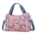Designer Handbags Luxury Women Flower Princed Waterproof Nylon Oulder Bog Bolso SAC A Main Retro Crossbody Bag