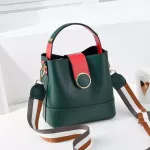 Women Bucet Bag With Strap Pu Leather Oulder Beach Bag Brand Designer Ladies Crossbody Mesger Bags Wy0369