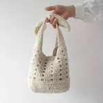 Ready to send a woven bag Use 4201 braided rope material, strong, very cute, large, large, new channels