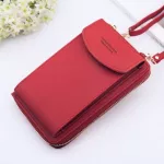Women Phone Crossbody Bag Pu Leather Mini Oulder Mesger Bag Large Capacity Travel Portable CN SE BAG for Dropiing
