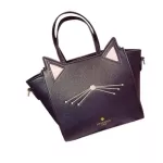 Large Capacity Handbag Lely Women's CAT EAR SINGLE OULDER BAG MESGER BAG LADIES ZIER Leather Totes