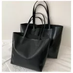 Big Bag Women New Oulder Bag Pu Leather Large Capacity Tote Bag Orean Style Fe Ca Handbags Yellow