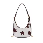 Oluo Underarm Bags Women's Baguette Bag Cow Princed Ca Oulder Bag Zier Chain Outdoor Mesger Bag Dropiing