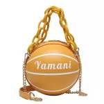 Basetbl Footbl SD Crossbody Bags Women Acrylic Chains Hand Bag Oulder Bags Lady Funny Clutch