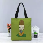 Custom Nara Tomo Tote Bag Canvas Fabric Handbag Two Sides Princed NG BAGS TRVEG CA USEWUL OULDER BAG 1208