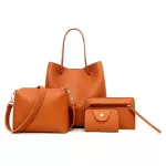 Woman Bag 4PCS Pattern Leather Handbagcrossbody Sesgercard PGE Ladies Hand Bags Toreba Damsa OER YL10