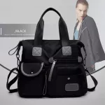 Portable Travel Oulder Bag Zier Nylon for Women Mobile Phone -B5