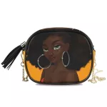 Aza Women Mesger Bag Plaid Ladies Crossbody Bag Chain Afro Girls B Women Pu Leather Sml Ng Oulder Bag Handbag