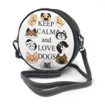 Golden Retrir Oulder Bag Golden Retrir Bag Woman Travel Women Bags Crossbody Mini Round SE