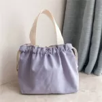 Portable Sml Cloth Canvas Bag Solid Cr Mini CA Tote Dratring Bags Thic Mini Art Cr Jelly Lunch Bag Handbag