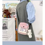 CUTE JAPANESE Canvas Bag Fe New Haruu Student Mesger Bag Orean Cartoon Women Oulder SML Square Bag