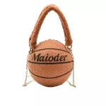 Basetbl Footbl Sd Crossbody Bags Women Acrylic Chains Hand Bag Oulder Mesger Bags Lady Funny Clutch
