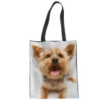 WhoEisart Women Canvas Bag Cute Ire Terrier NG Oulder Bag Ladies Handbag Girls Totes Large Travel Beach Bag