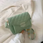New Flower Wide Strap Pu Leather Mer Famous Designer Women's Handbags