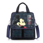 Cartoon Handbags Ary Bag Sol Girl Boy Micey Mouse Minnie Children Double Pocet Portable Tutori Bags Oulder