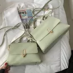 Elnt Fe Tote Bag New Hi-Quity Pu Leather Women's Designer Handbag Hi Capacity Oulder Mesger Bag