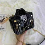 COOL JT SD PUN MOTOBIE STYLE CROSBY BAG for Women Brand Designer, Mesger Bag Luxury Handbags