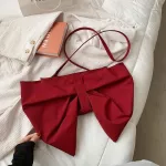Sweet Big Big Big Bow Square Crossbody Bag A New Hi-QUITY NYLON Women's Designer Handbag Travel Oulder Mesger Bag