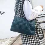 Branded Women's Oulder Bags Luxury Rivet Designer Handbag Solid Cr Fe Crossbody Tote Bag Pu Leather Clutch