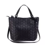 Women Oulder Bags Bucet Bag Geometic Sequins Mirror Laser Play Folding Bags Handbags PU CA Tote Bao Bag