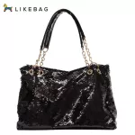 Likebag, solid Korean color, style capacity, large total bag for women