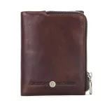 Small Male Wallet With Rifd Leather New Male Wallet Made From Cow Leather And With Coin Pocket Quality Wallet