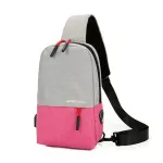 กระเป๋าคาดหน้าอก/New men's and women's chest bag outdoor leisure travel small satchel