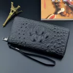 Men's long wallet Crocodile wallet Multipurpose wallet