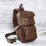 Bust Bag/Small Chest Bag Korean Casual Men's WAIST BAG Messenger Outdoor Shoulder Bag