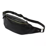 กระเป๋าคาดหน้าอก/New leather waist bag men's chest bag outdoor leisure diagonal bag