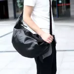 Shoulder bag/Korean Style Men's Bag Personalized Travel Big Bag Shoulder Bag Bucket Bag Meessenger Bag