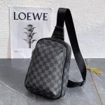 Chest Bag/Chest Bag Fashion New Classic Lattice Leather Shoulder Bag Outdoor Mobile Phone Bag
