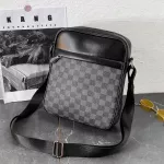 Shoulder bag/New Leather Men's Bag Vertical Check Small Bag Diagonal Bag Shoulder Bag