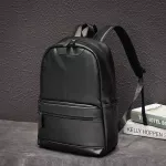 Men's Backpack/Korean Backpack Leisure Travel Backpack Student Campus All-Match PU Leather School Bag
