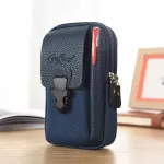 กระเป๋าใส่โทรศัพท์มือถือ/Fashion pu leather waist bag wear belt vertical mobile phone bag