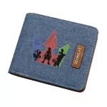 Game Kingdom Hearts Wallet Men Canvas Coin Pruse Billetera Short Money Bag Slim Card Holders Dollar Price Wallets