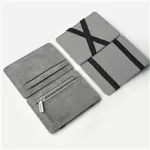 Men Leather Multi-card Card Holder Wallet Frosted Fabric Card Holder Package Card Holder Coin Purse Wallet Credit Card Holder $d