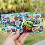 The Mandalorian Baby Yoda Master Coin Pu Leather Wallet Purse Bag Holder Layer Cool 8style