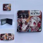 Anime Demon Slayer Kimetsu No Yaiba Toilet-BOUND HANAKO-KUN JIBAKU Shoun PUCKET PU Color Short Wallet